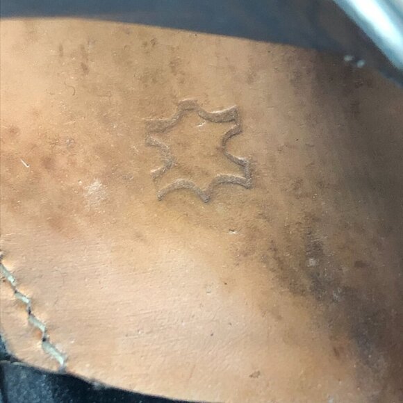 Adieu Paris Beige Black Brogue Casual Dress Shoes Size 10-10.5 - Picture 11 of 16